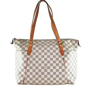 Louis Vuitton Totally mm Azur Canvas Shoulder Bag